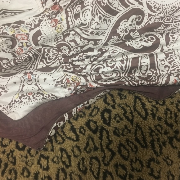 FREE PEOPLE Floral & Paisley Mini Size 0 EUC - Picture 7 of 7